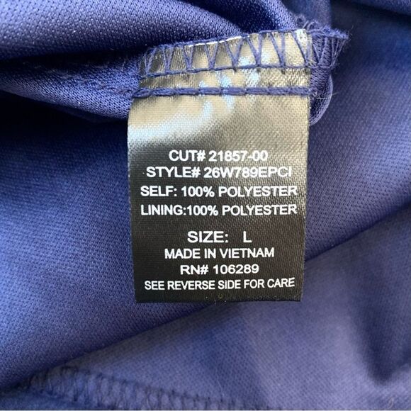 Francesca’s Trixxi Navy Blue Boho Floral Sleeveless Mini Dress NWT - Picture 9 of 9